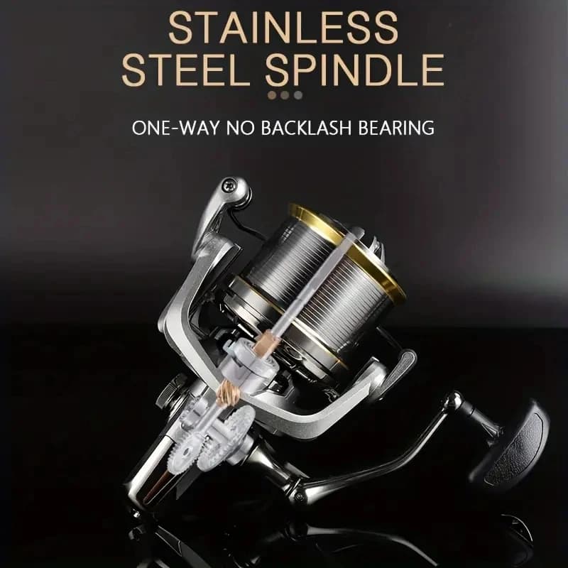 Moulinet de pêche spinning BILLINGS NGK 8000-14000 - Puissant 20kg drag pour mer et eau douce en acier inox