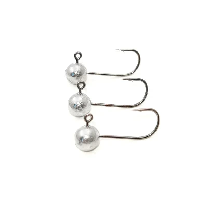 Hameçons Mini Jig Head OUTKIT 10 pièces pour truite et poisson de roche - Tête exposée avec leurres souples