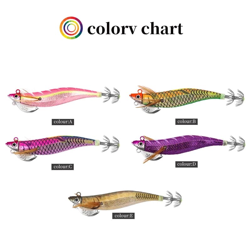Leurre leurre calmar octopus jig japonais 30g 25g pour pêche en mer et game fishing