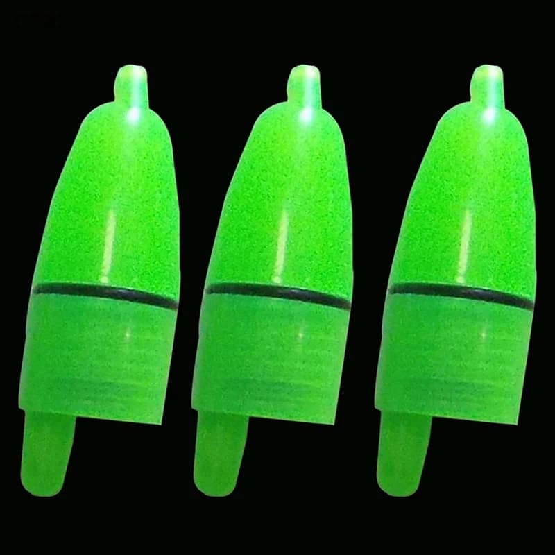 10 cloches lumineuses LED pour pêche nocturne - Alarme mordeur avec clips pour canne à pêche