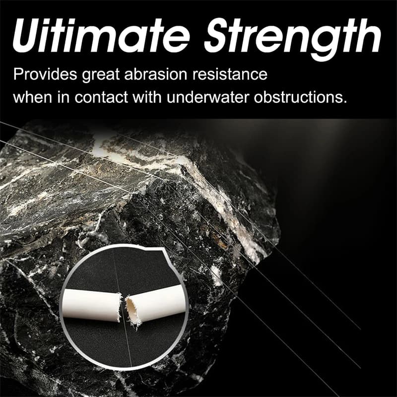 Ligne fluorocarbone pêche leader 50m 100m haute résistance 2 à 84lb pour carnassiers truite