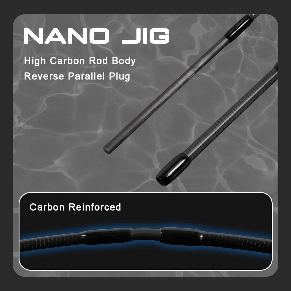 Canne spinning MIFINE Nano Jig ultra-légère 0.5-2g pour truite et bar en eau douce/salée