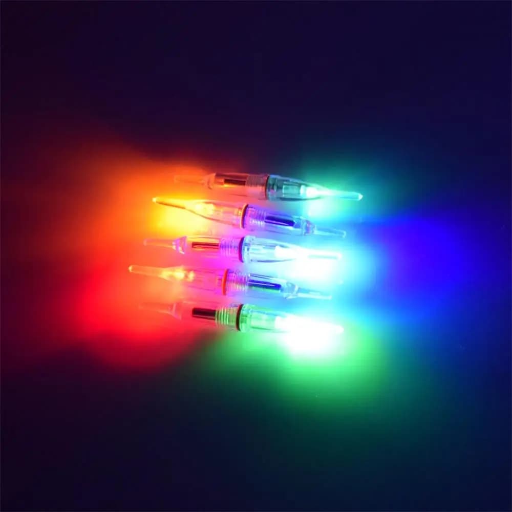 5 lumières de pêche nocturne clignotantes sous-marines bateau appâts lumineux sans piles incluses