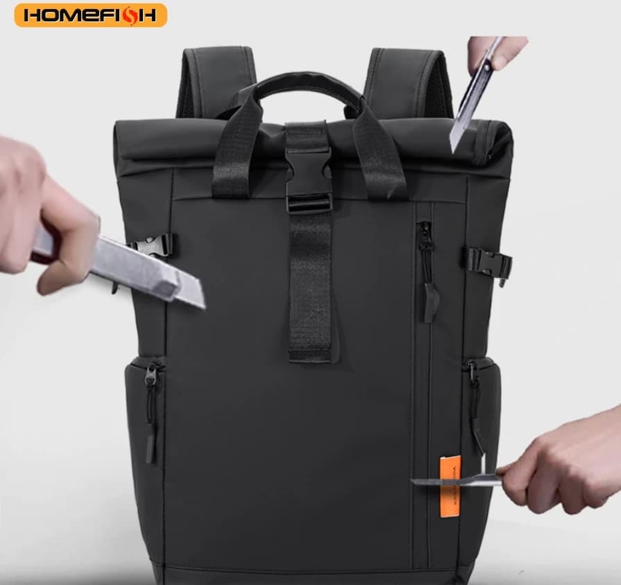 Sac à dos homme HOMEFISH voyage ordinateur - Randonnée camping étanche école affaires université