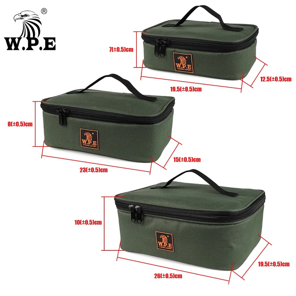 Sac de pêche carpe W.P.E multifonction 600D PVC oxford pour moulinets lignes leurres outils