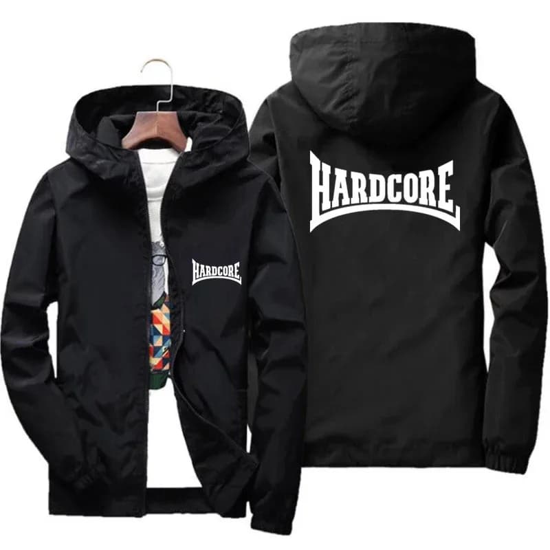 Veste hardcore coupe-vent pilote homme bomber zip imperméable séchage rapide sport extérieur 6XL