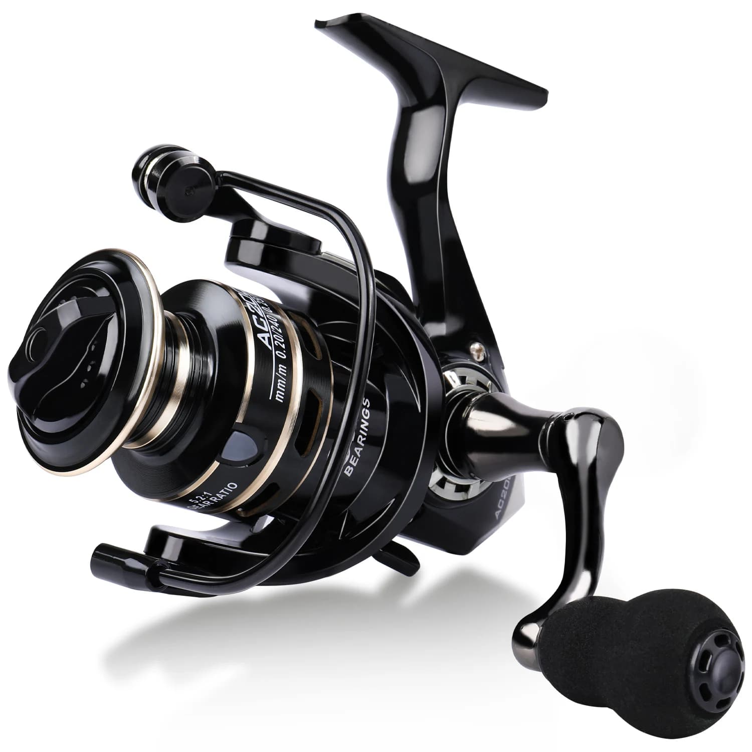 Moulinet spinning Sougayilang 10kg drag - Bobine aluminium renforcée pour pêche carpe et gros poissons