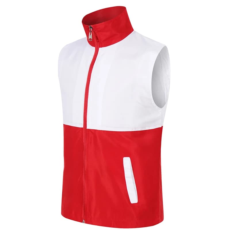 Veste sans manches ventilée pour le travail en supermarché, personnalisable avec votre logo imprimé