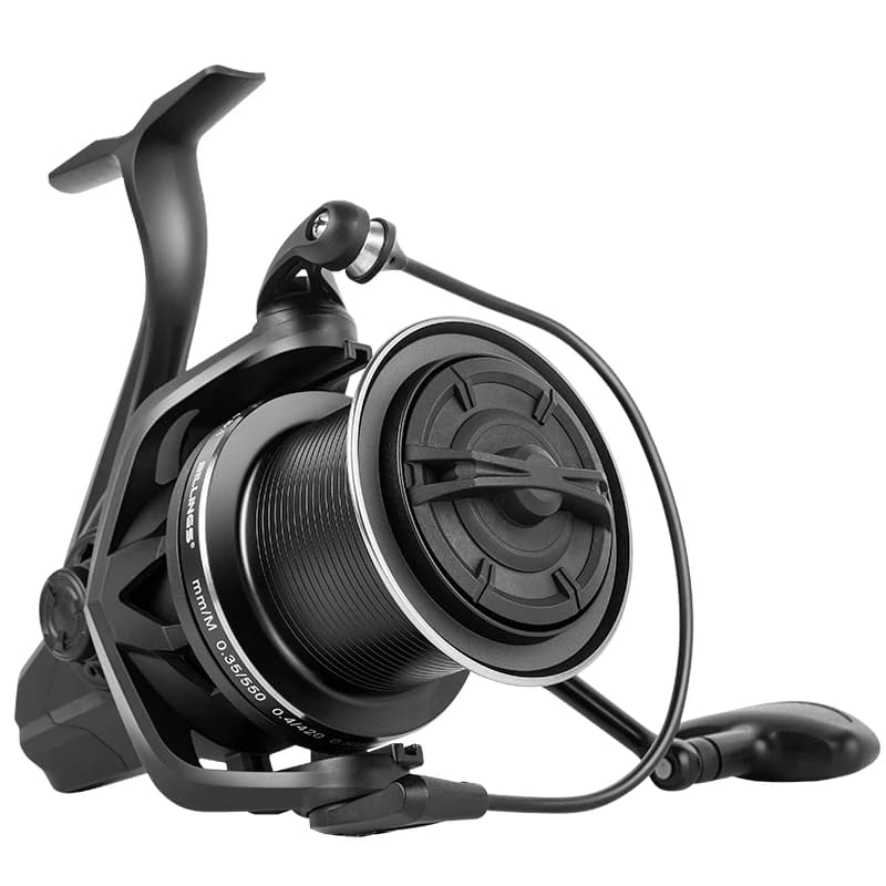 Gros moulinet spinning 8000-14000 frein 20kg, bobine aluminium anti-corrosion, ratio 4.8:1 pour pêche en mer puissante