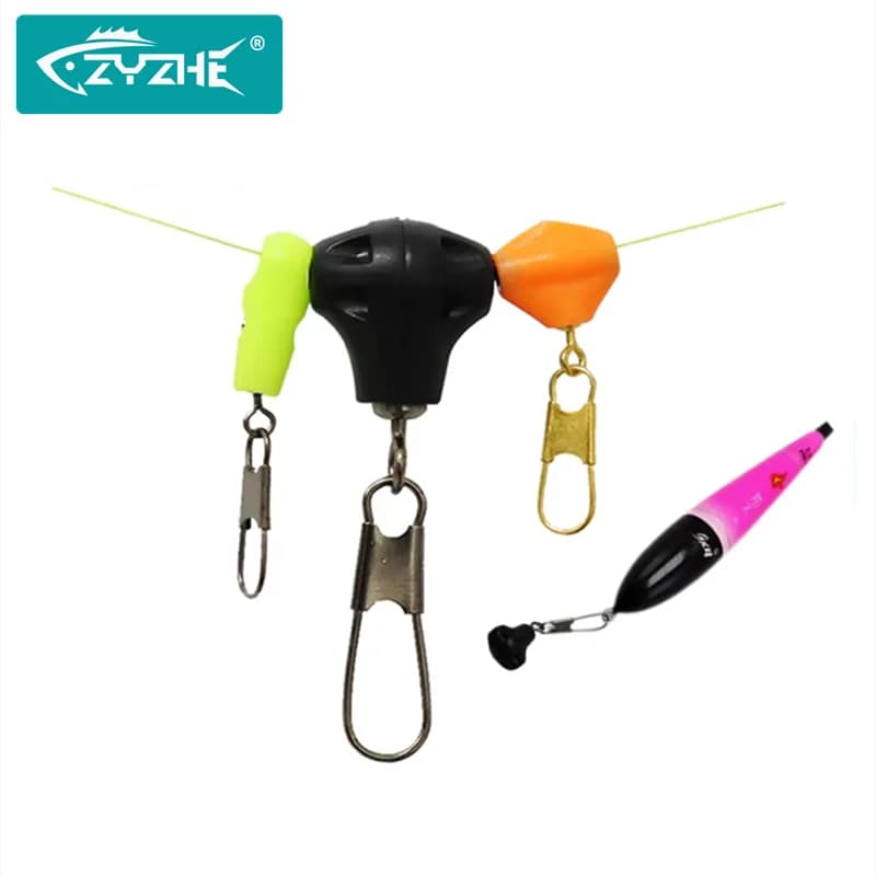 Connecteur flotteur pêche mer ZYZHE acier inoxydable - Anneau de liaison flottant standard longue durée
