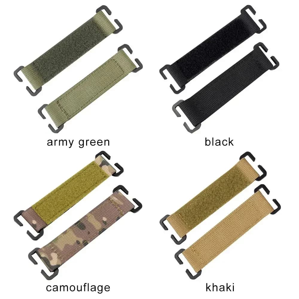 Panneaux Velcro pour gilet pêche - Support badges identification, rangement patches système MOLLE