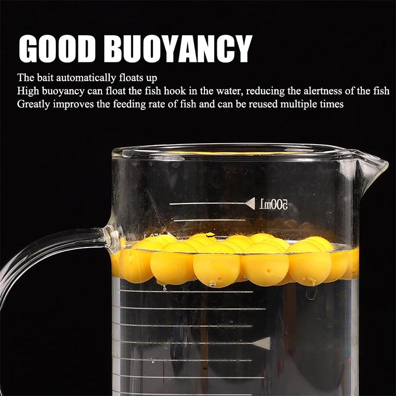 Leurre flottant maïs 50PCS - Appât artificiel TPE pour carpe avec flottabilité réglable 8-14mm