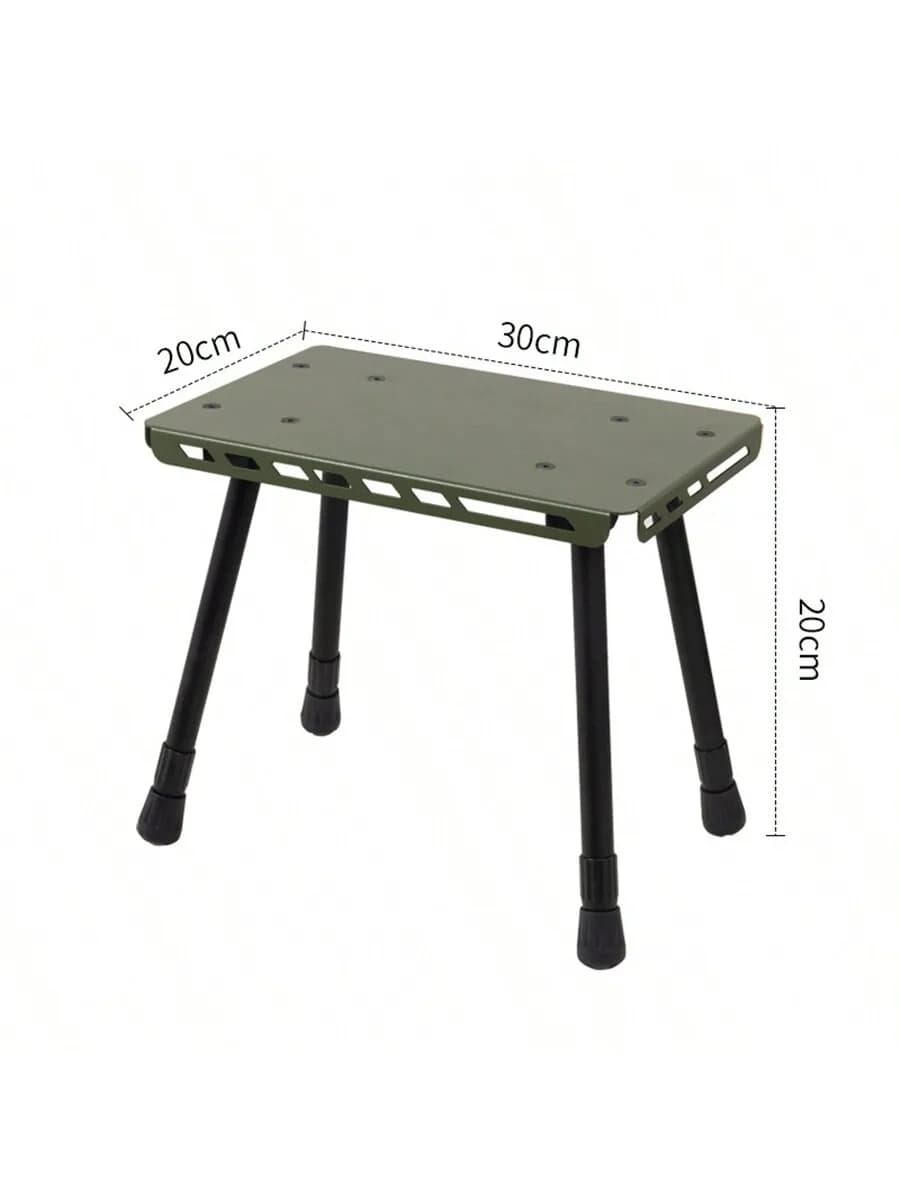 Table et chaise double usage pêche camping - Tabouret portable relevable bureau extérieur pliant