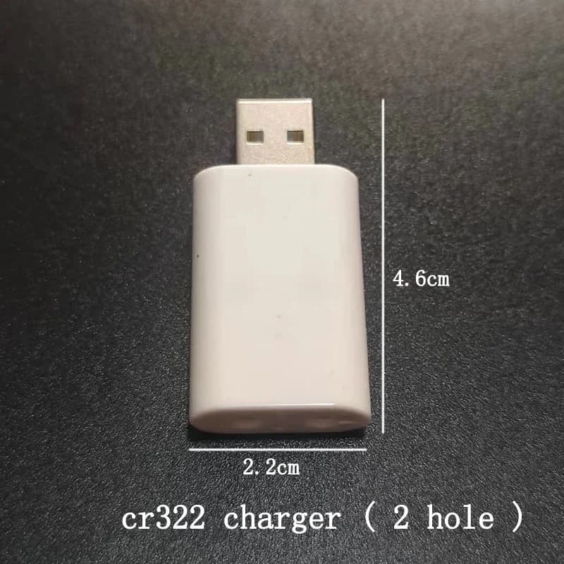 Chargeur USB pour batteries CR425 CR322 flotteurs lumineux - recharge rapide équipement pêche électronique
