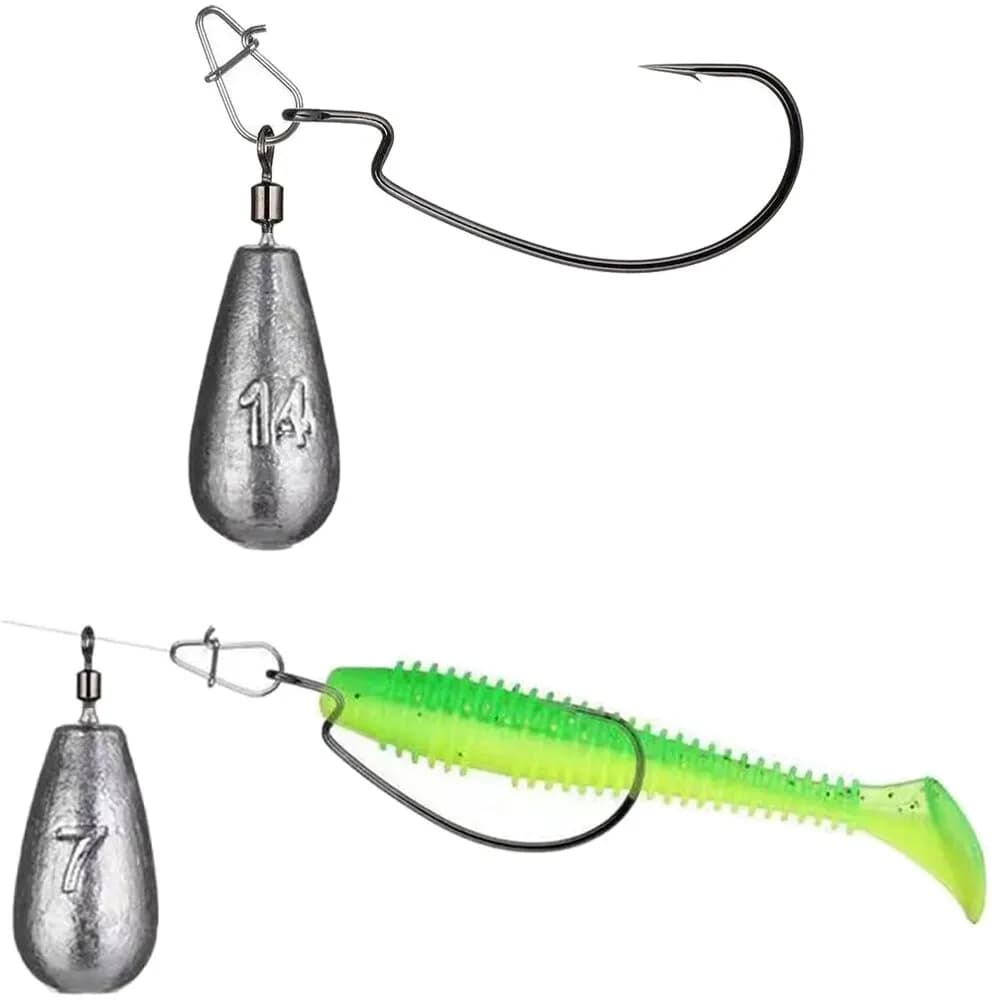 Drop Shot 15PCS/Lot Fishing Weight Sinker 3.5g 5g 7g 10g 14g 20g Tube Bullet Plu