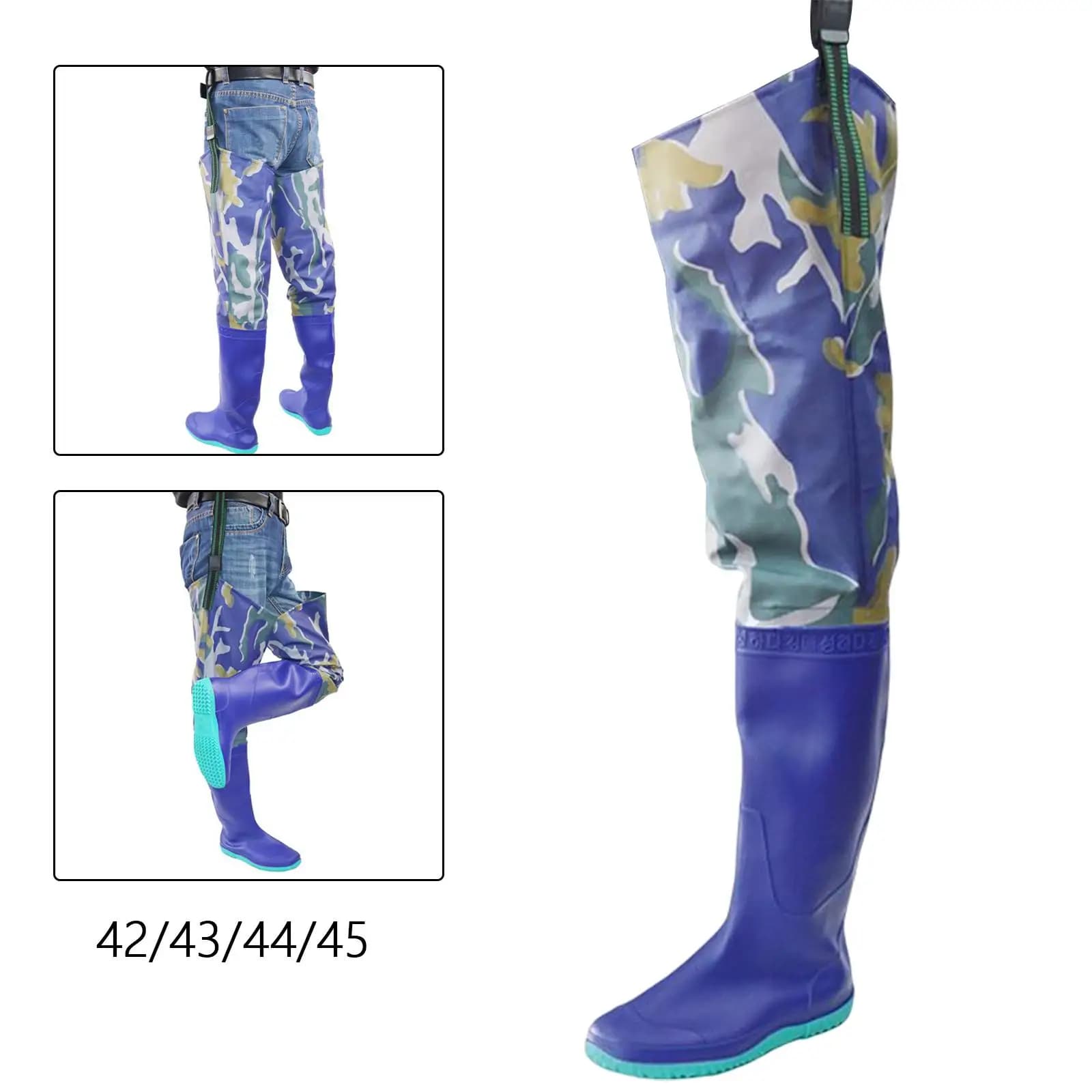 Bottes de pêche cuissardes imperméables antidérapantes pour hommes et femmes jardin wading