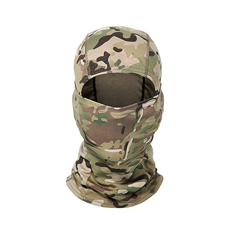 Casquette tactique pêche balaclava intégré - Masque visage été snapback chasse camouflage