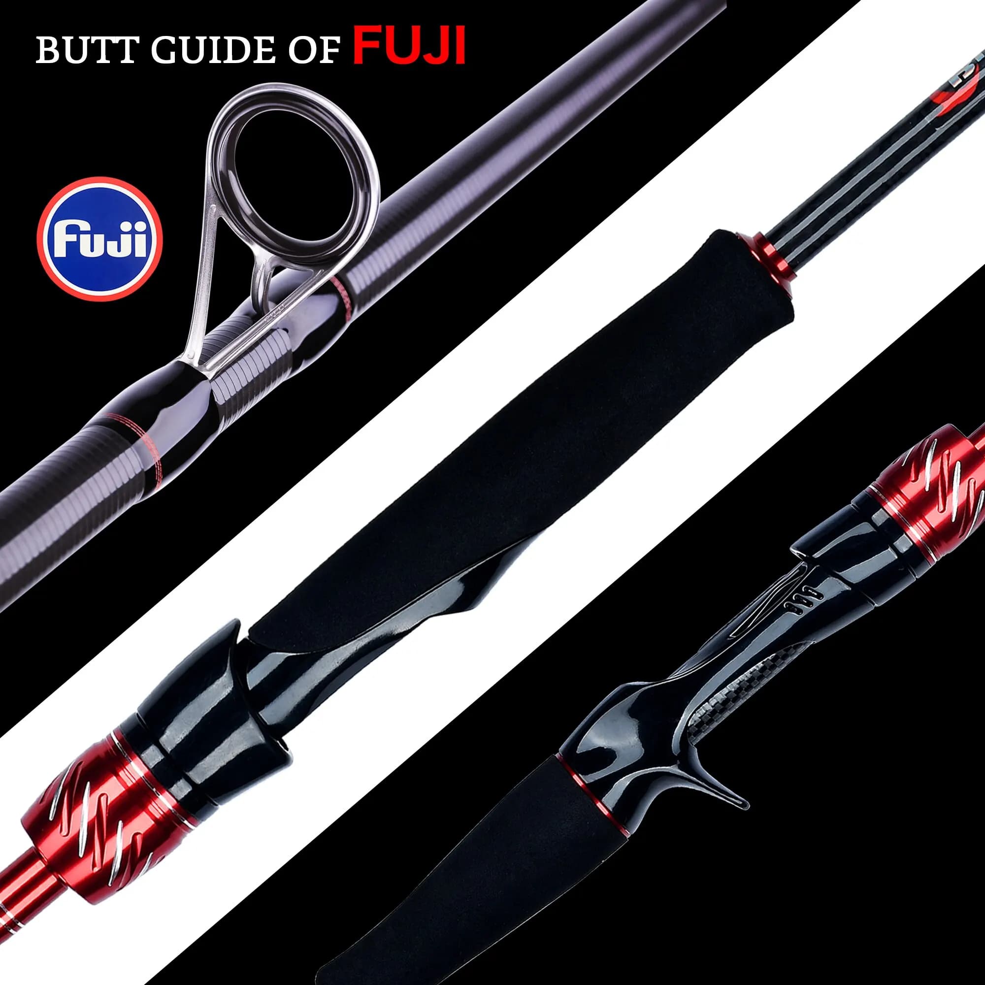 Canne BIUTIFU Traveller Spinning Casting Fuji Lure Mini Rock Fishing Rod 1.8-3.0m Carbon Baitcasting PHISHGER Fast 5-42g