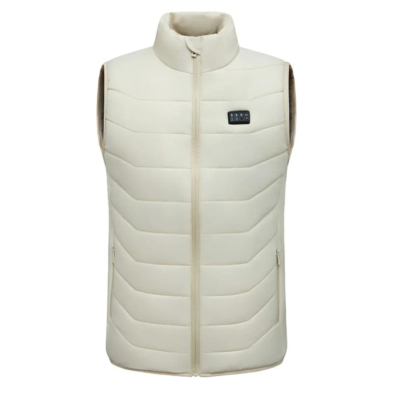 Gilet chauffant USB homme et femme pour la pêche hivernale, veste sans manches intelligente
