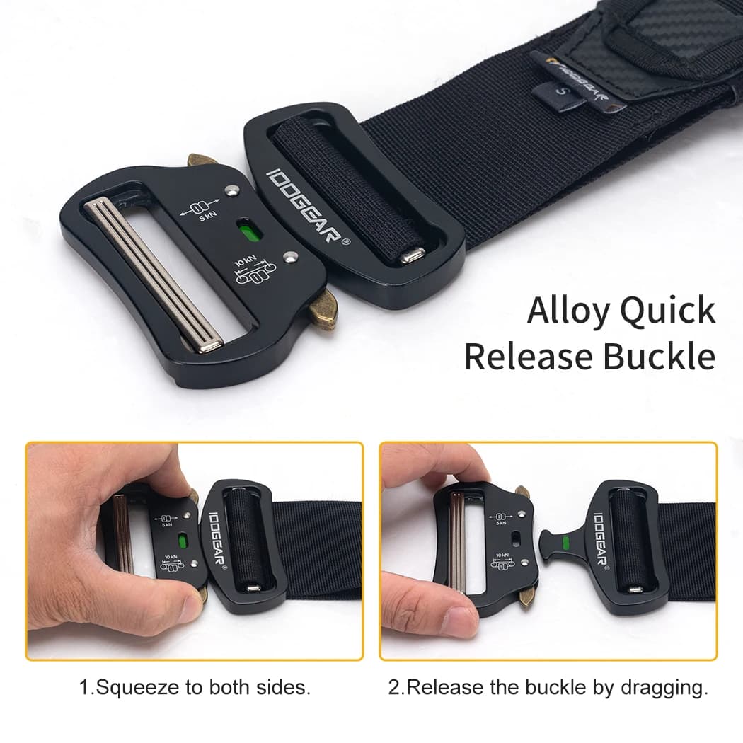 Ceinture tactique MOLLE 2 pouces quick release IDOGEAR - Accessoire pêche chasse durable 3429