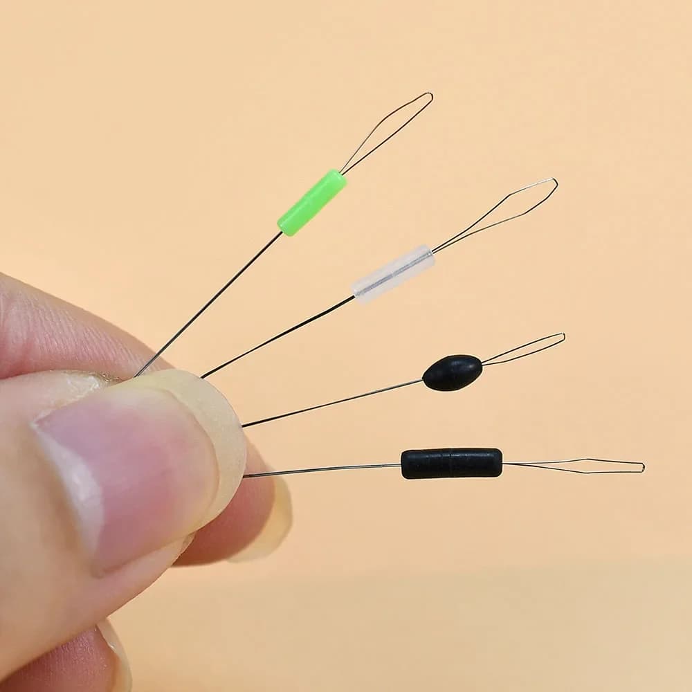 300 perles en silicone pour ligne de pêche - arrêts de flotteur ovales cylindres MNFT
