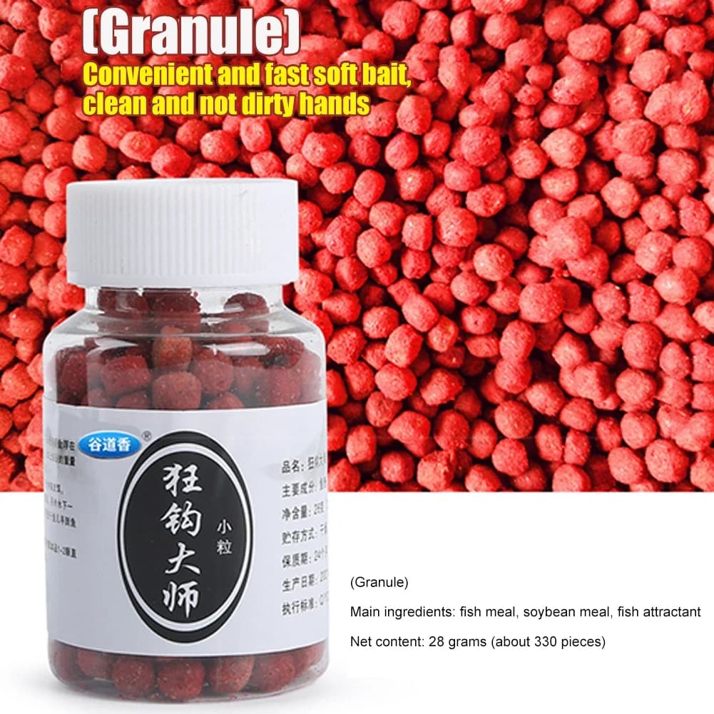 Granulés extrudés pour carpe - appâts longue portée stimulant olfactif pour pêche professionnelle