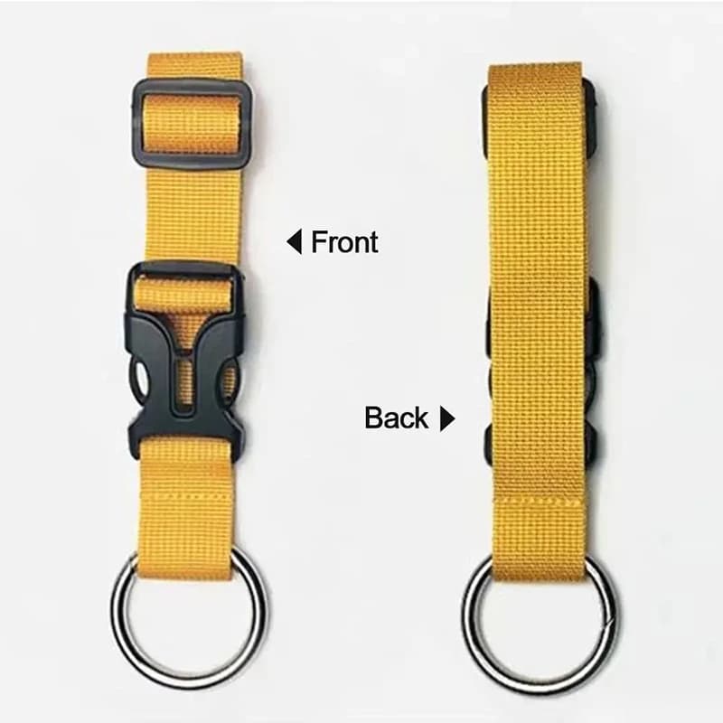 Mousqueton de sac à dos multifonction - Accroche ceinture et valise pour pêche et randonnée