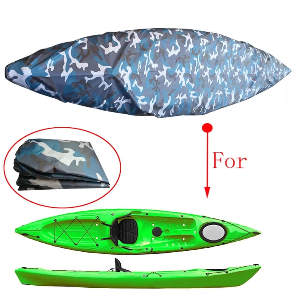 Housse de protection anti-UV pour kayak - Bâche étanche de transport et stockage pour bateau de pêche
