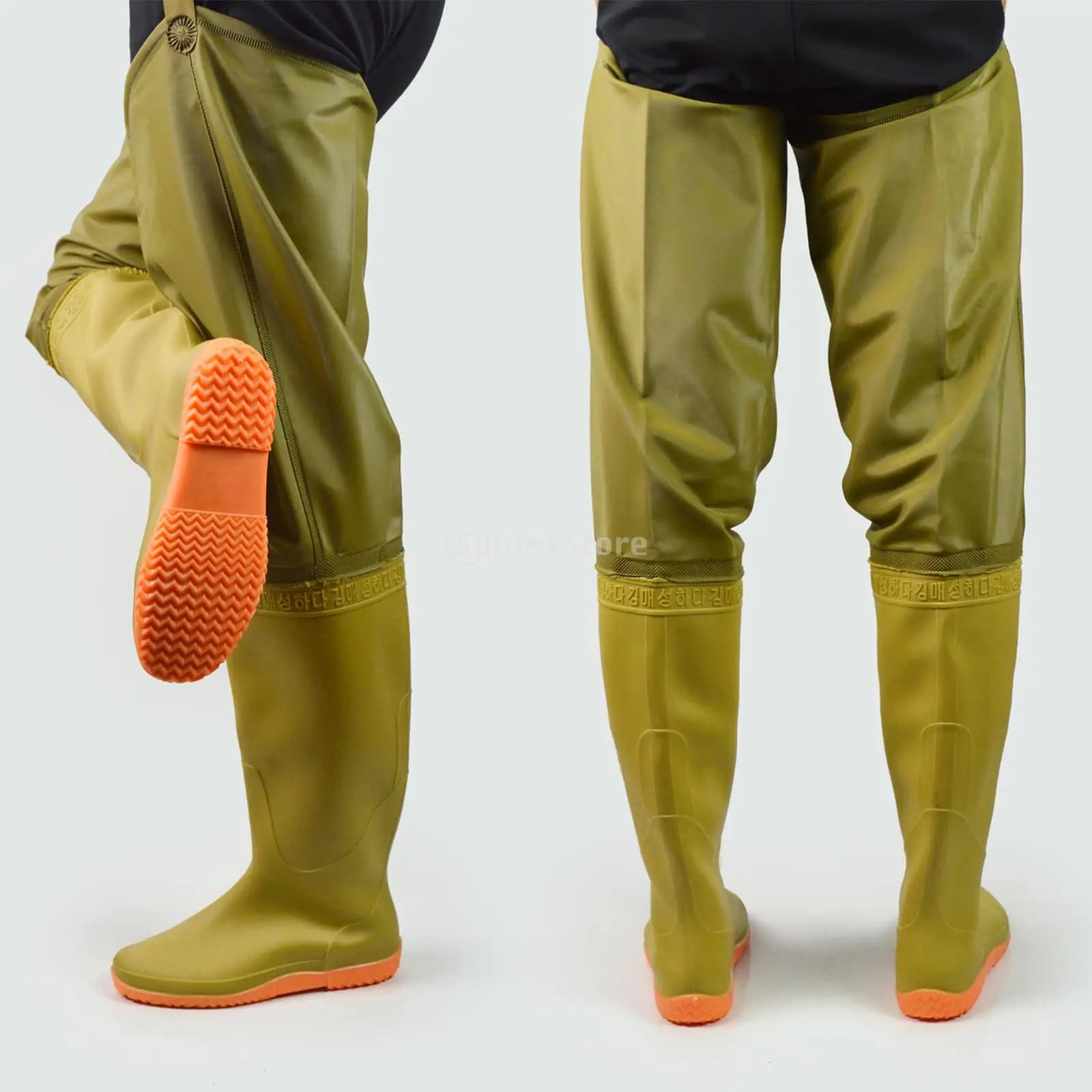 Waders hanche pêche pantalon wading bottes rivière légères imperméables pantalon eau chasse jardinage