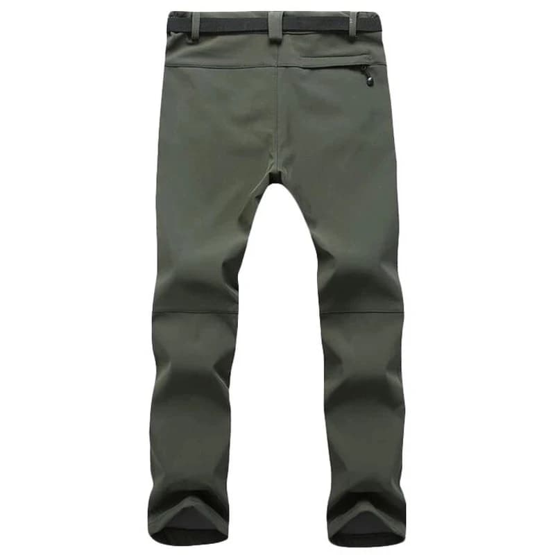 Pantalon softshell hiver imperméable pêche randonnée chaud coupe-vent hommes outdoor