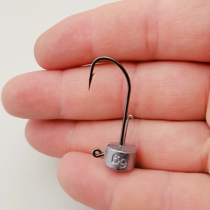 Têtes plombées Ned Rig 10 pièces Mr JigginG 1.8g à 6g - Hameçons pour leurres souples bass et truite