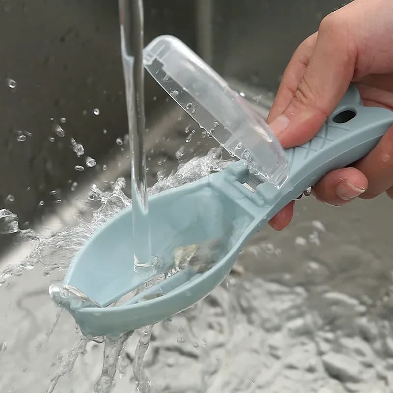 Grattoir à écailles avec couvercle - outil nettoyage poisson cuisine pêche carpe accessoire ménager pratique