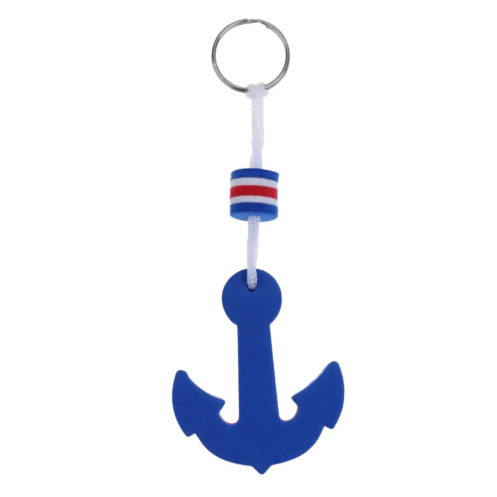 Porte-clés flottant EVA pour bateau - Flotteur clés marine ancre flottante voile kayak pêche