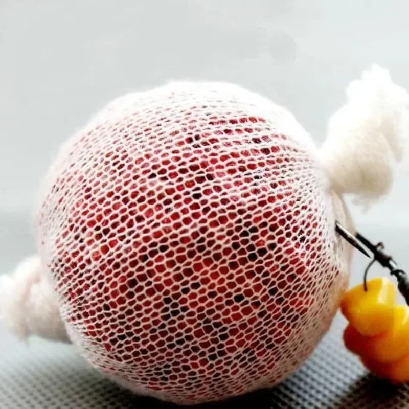 Tube PVA soluble 5m pour amorçage carpe - Filet étroit amorces appâts pêche à la carpe