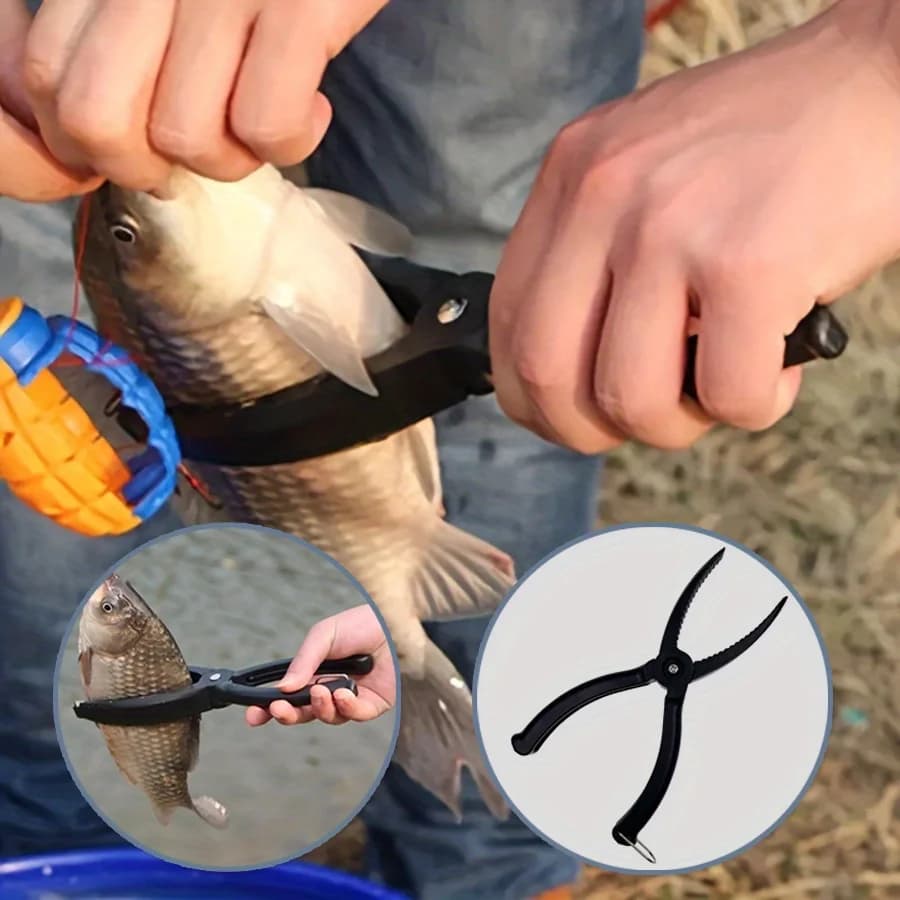 Pinces de pêche antidérapantes à prise ferme pour le contrôle des poissons, outil essentiel pour pêcheurs