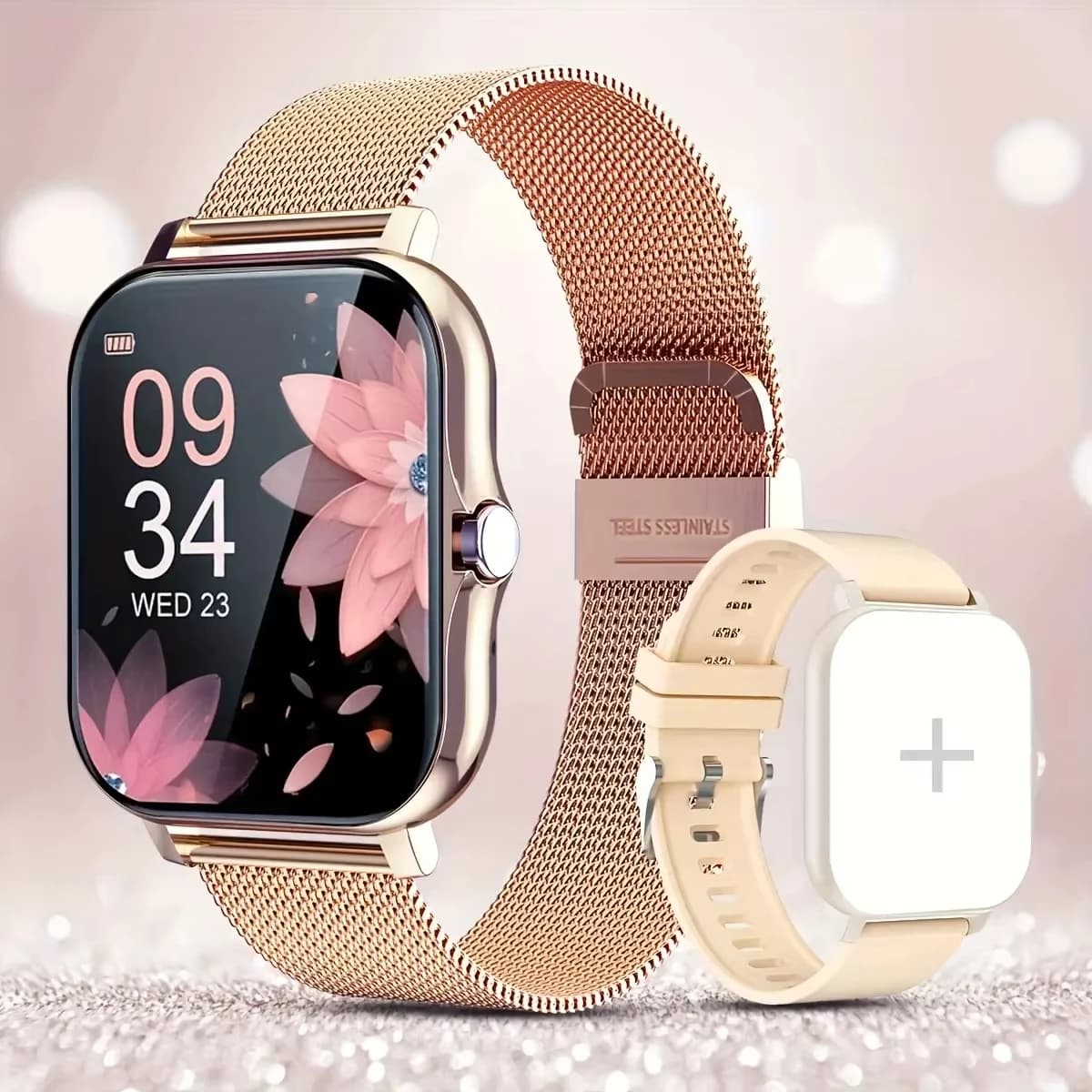 Smartwatch KESHUYOU 2026 appels Bluetooth surveillance santé podomètre montre connectée homme femme Android iOS
