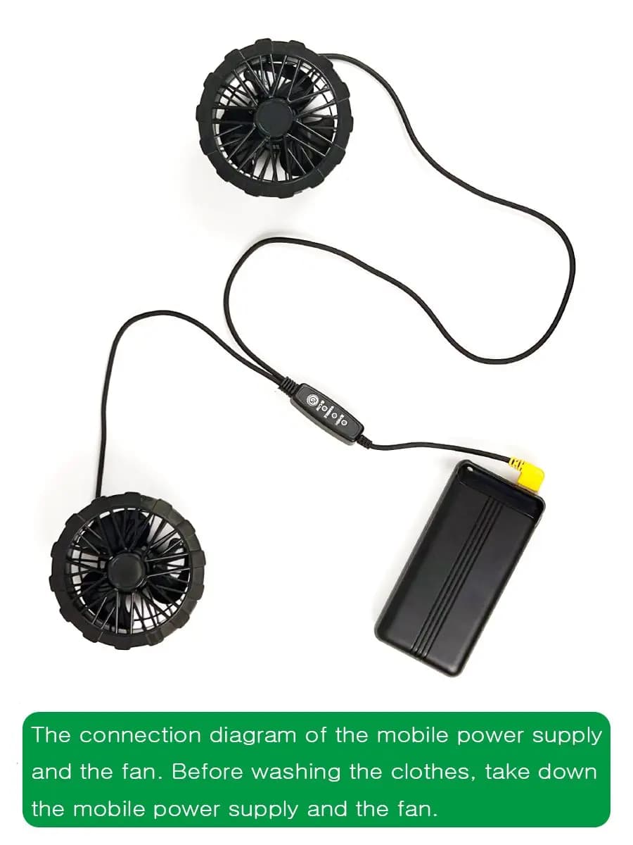 Veste Rafraîchissante Été avec Ventilateur et USB, Haute Visibilité pour Travail ou Pêche