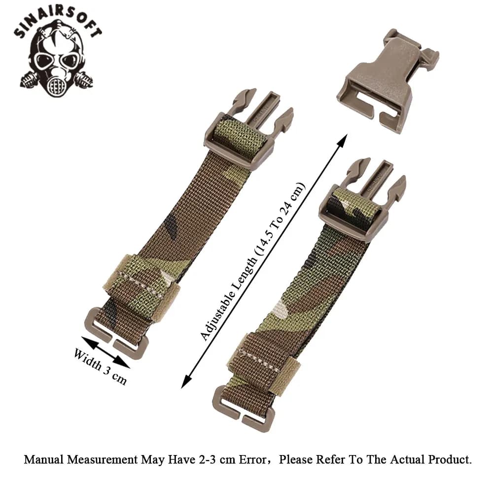 Kit d'adaptation chest rig to vest - Système de fixation pour équipement tactique multi-camouflage