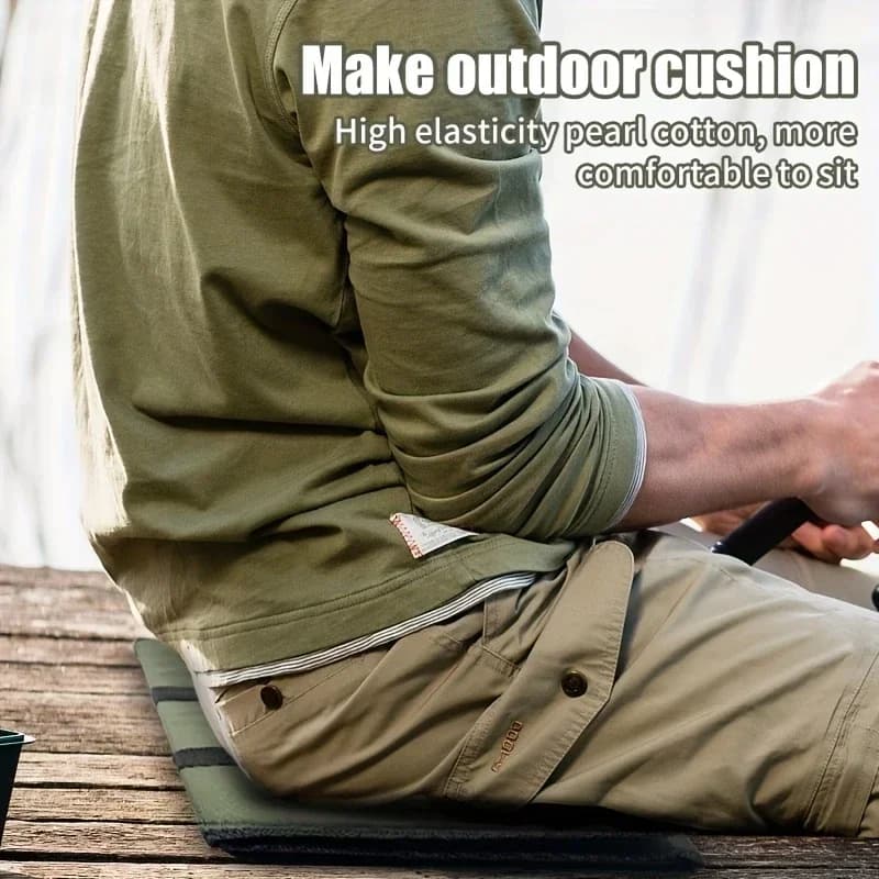 Tapis décrochage 3 couches pliable carpe 80x35cm avec éponge verte multifonction protection poissons