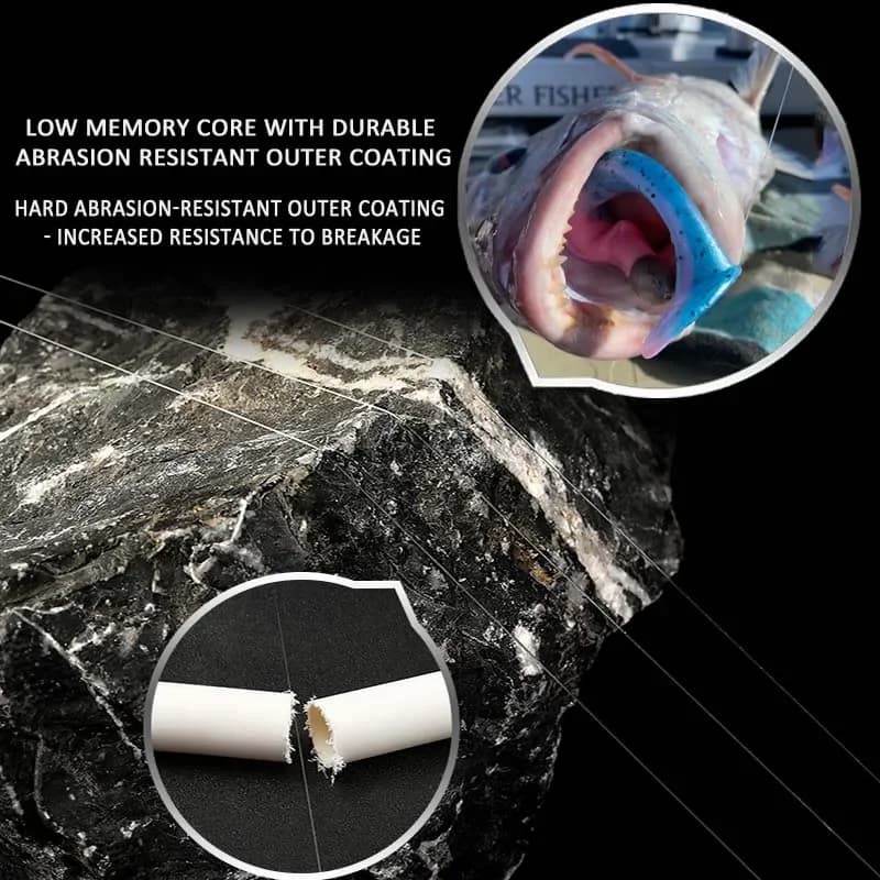 Ligne de pêche fluorocarbone Daiwa J 100% coulante pour mer eau salée leader 100m made in Japan