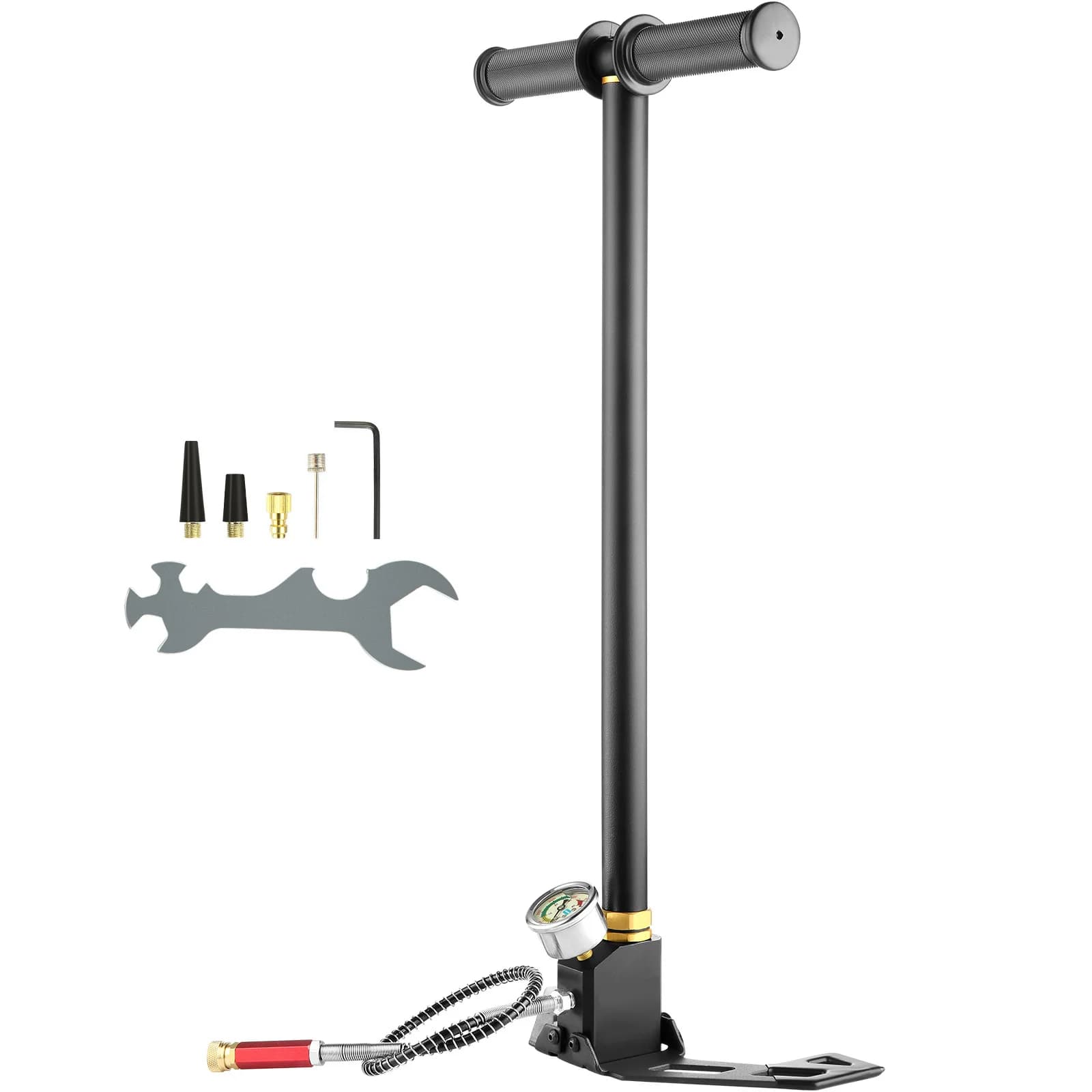 Pompe PCP manuelle 3 étages 30MPa 4500PSI SucceBuy pour pneus et équipements de pêche sous-marine