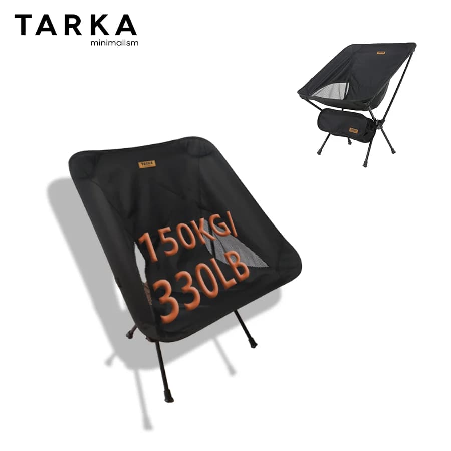 Chaise lune TARKA pliante légère pour pêche, voyage, jardin et fournitures de camping