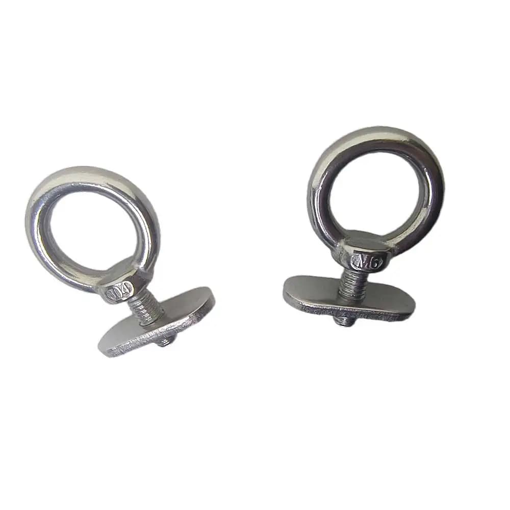2/4 blocs coulissants réglables en acier inoxydable pour rail de kayak - Support de montage