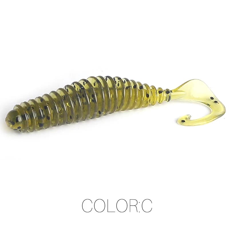 Leurre souple Tanan-Tail 50mm et 65mm pour la pêche de la perche, du bar et de la carpe