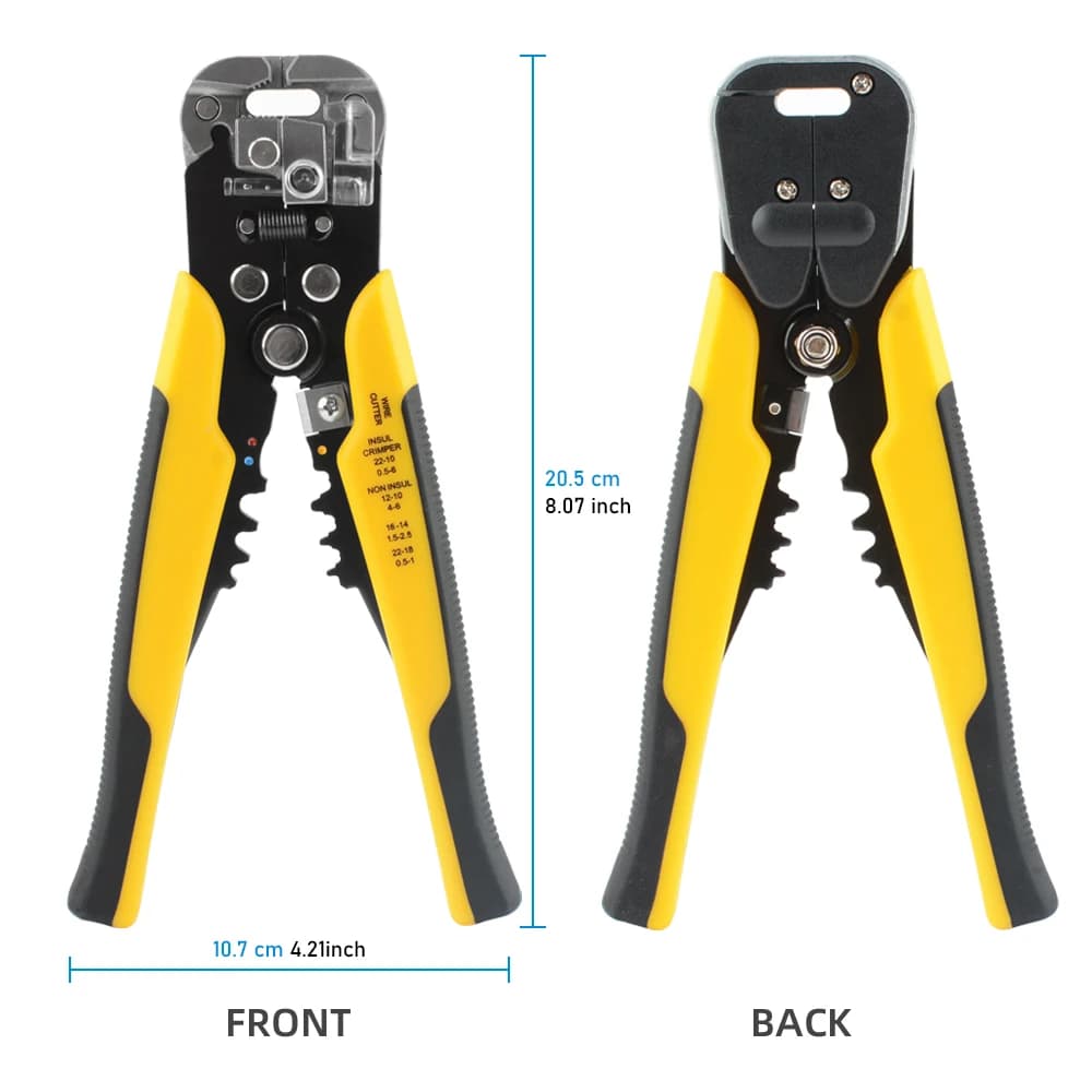 Pince multifonction dénudeuse coupe câble et sertisseuse automatique de précision pour pêche
