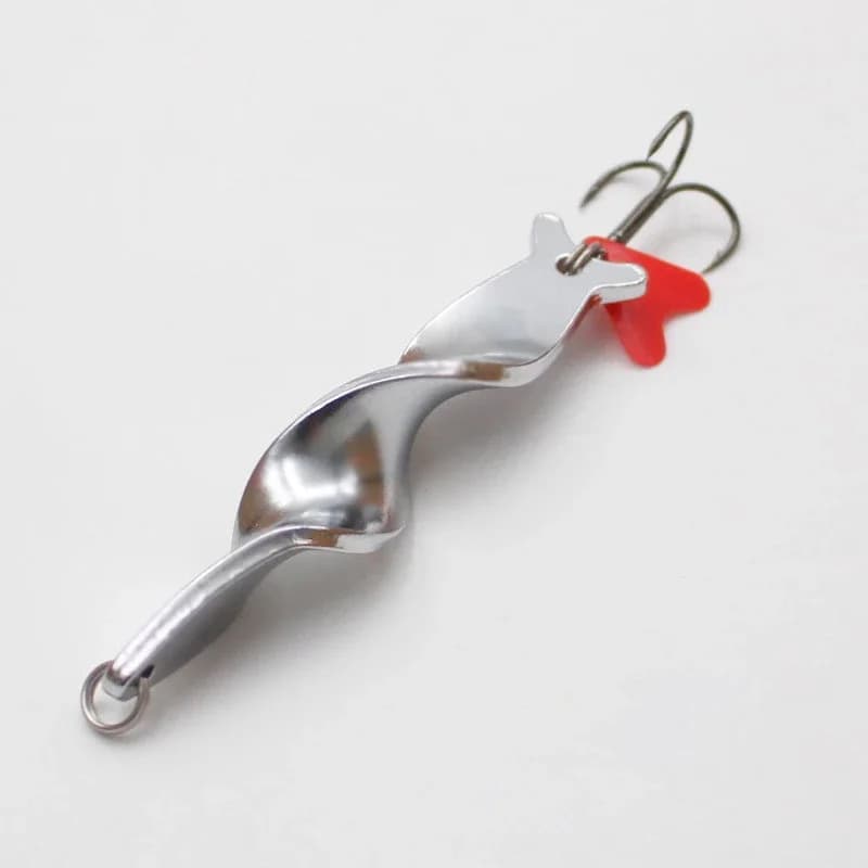 Leurre métallique turlutte spinner cuillère tournante 7g à 28g pour pêche au leurre traîne et spinning