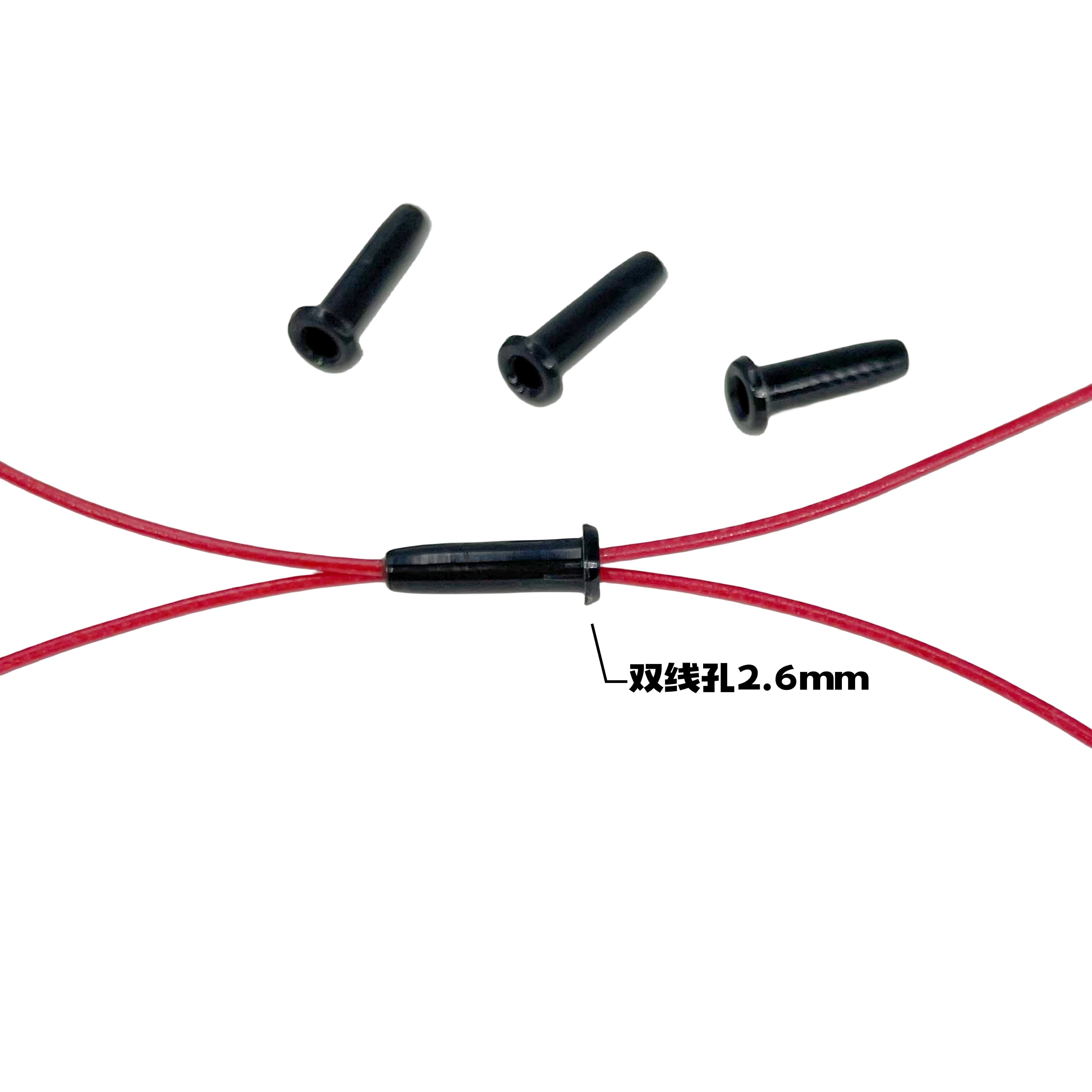 Grommets de raquette de badminton AEF trou simple et double - Pack noir pour pêcheurs