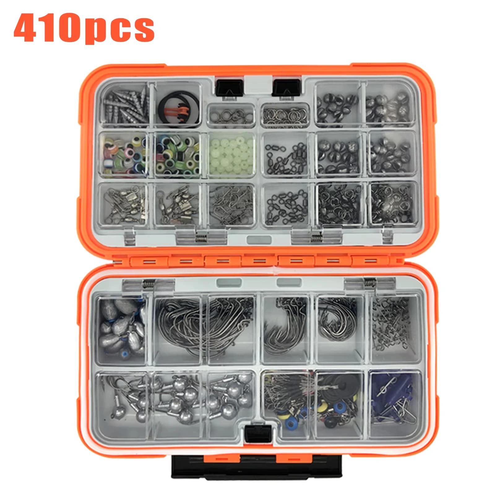 Kit de pêche professionnel 170-410 pièces - Ensemble complet pour truite, bar et pêche en mer