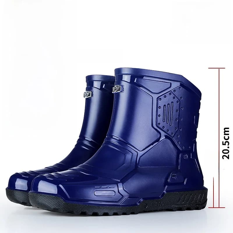 Bottes de pluie mode homme basse imperméables antidérapantes pour pêche et outdoor