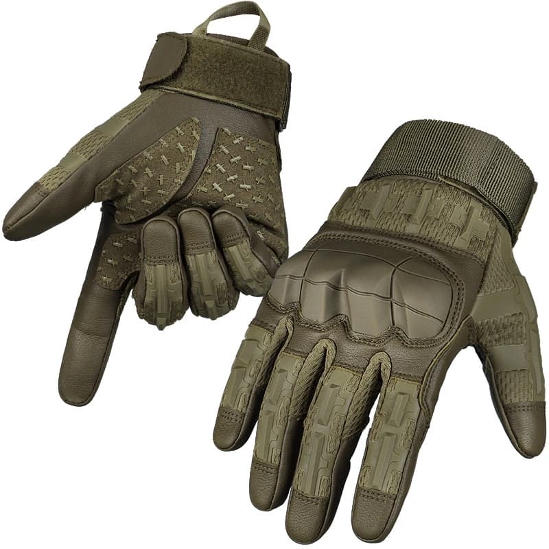 Gants vélo tactiques cuir PU écran tactile pour pêche chasse randonnée sports outdoor